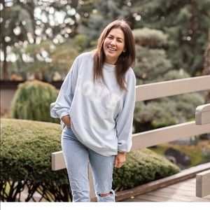 Jillian Harris Love Brunette the Label Sweatshirt